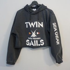 SOLD Vintage Helly Hansen Cropped Hoodie